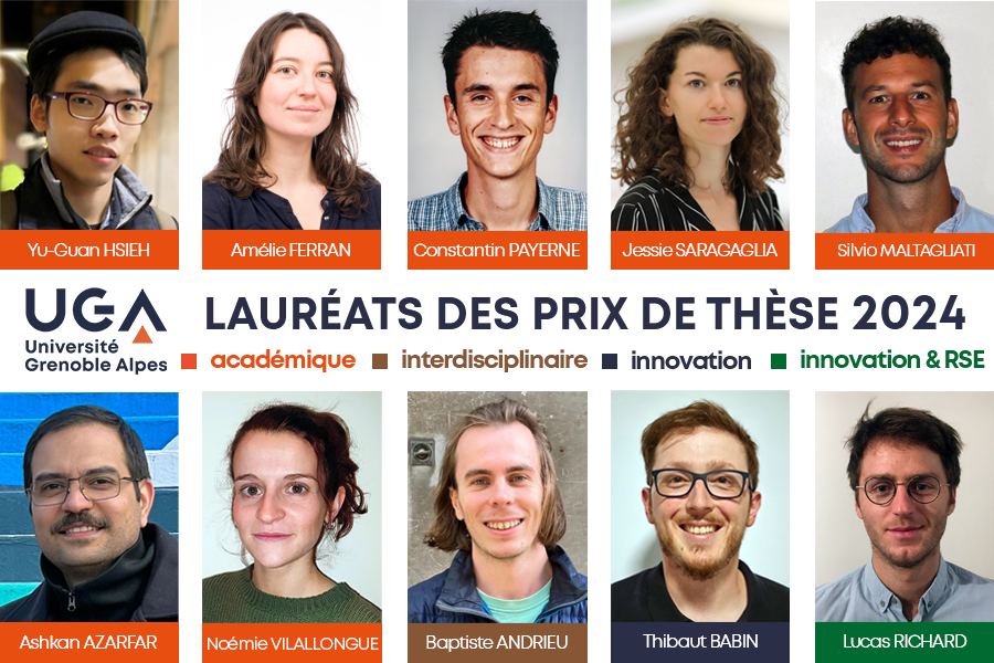 Lauréates et lauréats des prix de thèse 2024